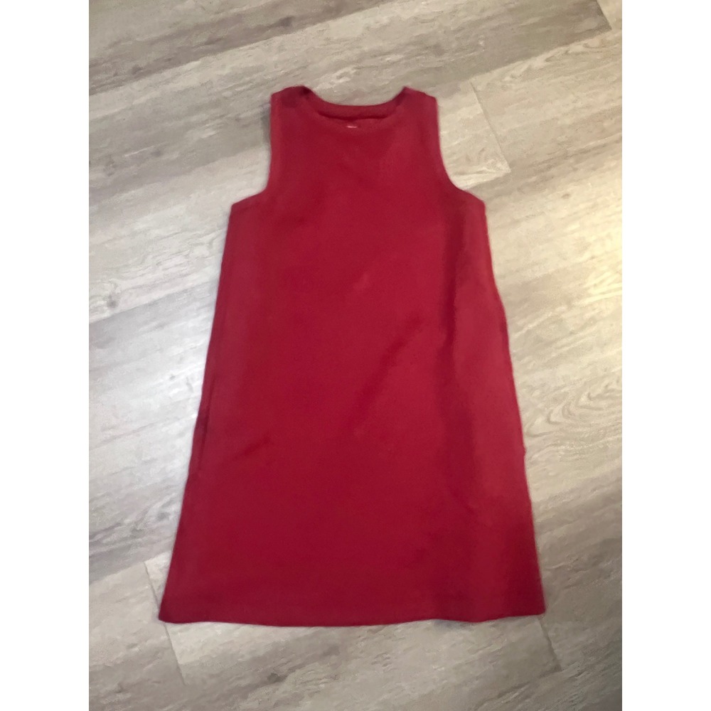 YPB Abercrombie & Fitch neoKNIT Racerback Mini Dress Red Small Shift Sporty